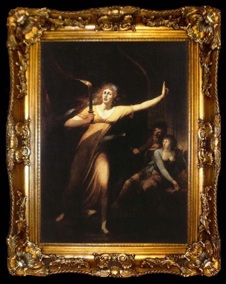 framed  Henry Fuseli Lady Macbeth Sleepwalking, ta009-2